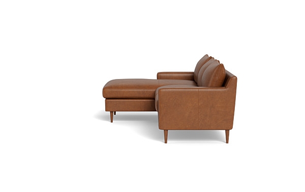 Sloan Leather  Chaise Sectional - Image 1