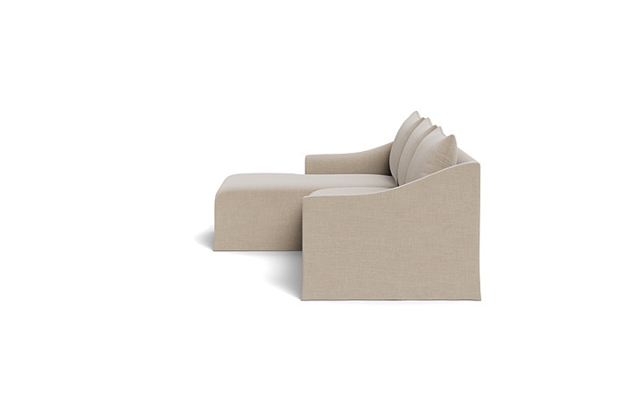 Dixon Slipcovered 3-Seat Left Chaise Sectional - Image 4