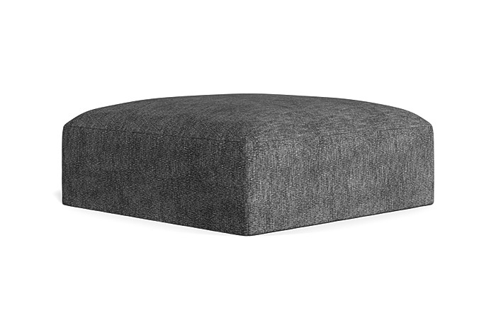 Simon Slipcovered Square Ottoman - Image 4