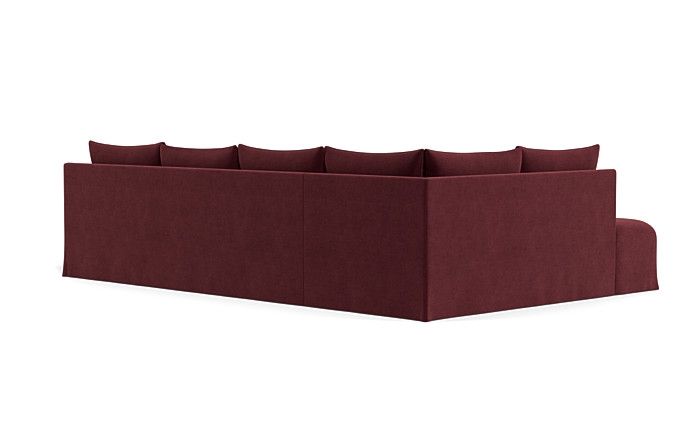Dixon Slipcovered 4-Seat Left Bumper Sectional - Image 1