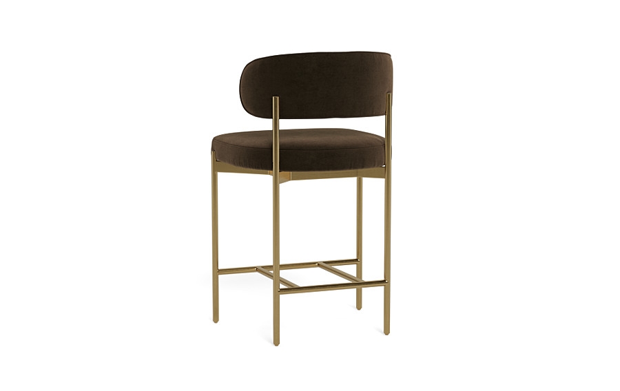Hollis Metal Framed Upholstered Counter Stool - Image 4