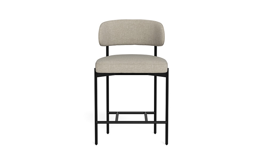 Hollis Metal Framed Upholstered Counter Stool - Image 0
