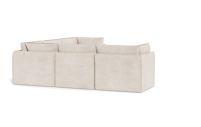 Josie Slipcovered Modular 5-Piece 4-Seat Corner Sectional - Image 3