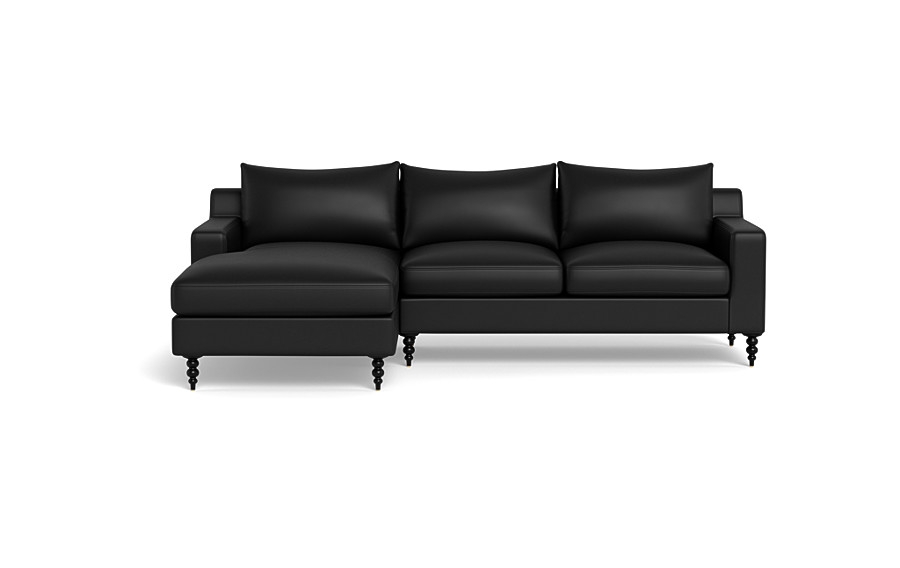 Sloan Leather  Chaise Sectional - Image 0