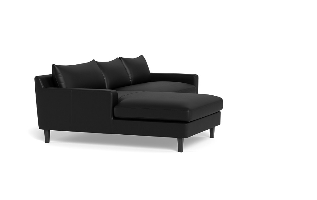 Sloan Leather  Chaise Sectional - Image 1
