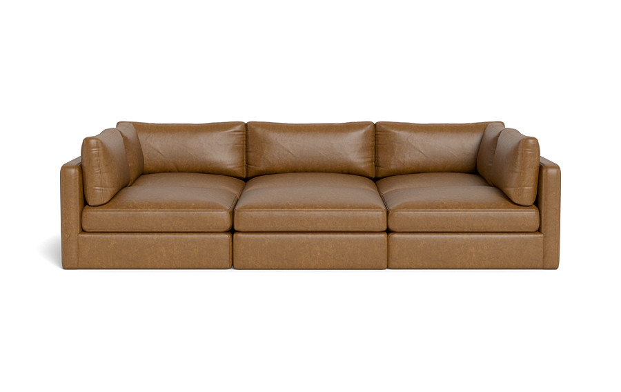 Tatum Leather Modular Pit Sectional - Image 0