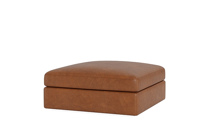 Tatum Leather Modular Square Ottoman - Image 2