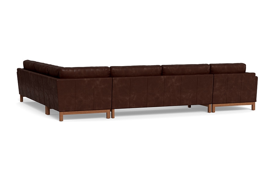 Gaby Leather Corner Sectional with  Chaise - Image 2