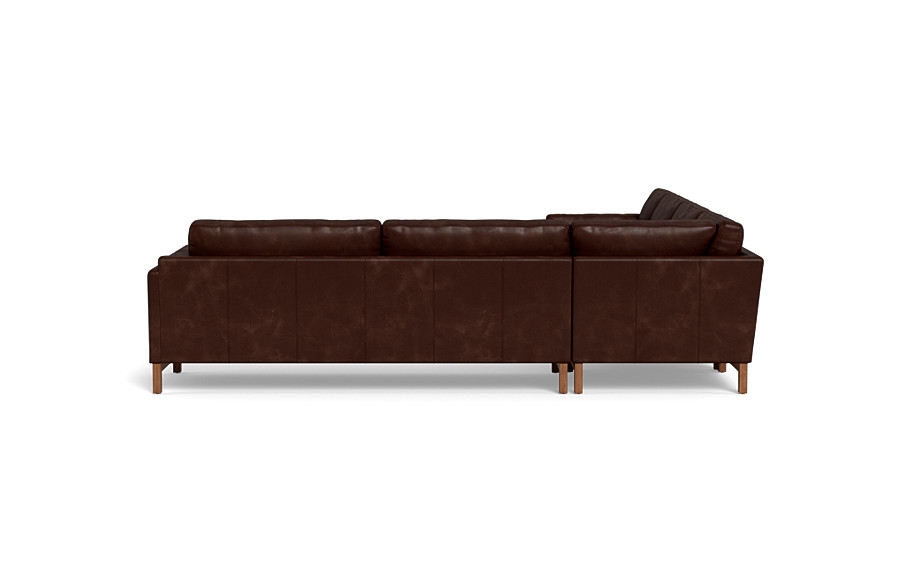 Gaby Leather Corner Sectional with  Chaise - Image 4