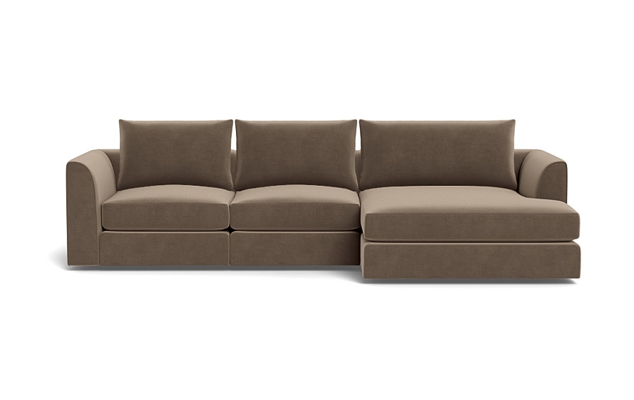 Beckham Modular 3-Seat Right Chaise Sectional - Image 0