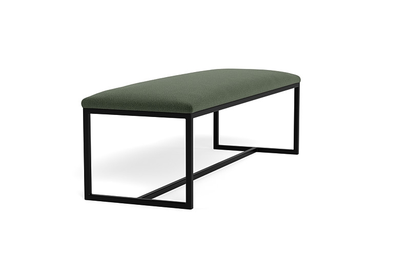 Fritz Metal Framed Upholstered Bench - Image 4