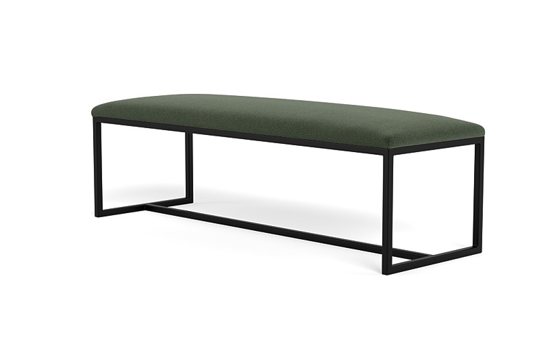 Fritz Metal Framed Upholstered Bench - Image 1