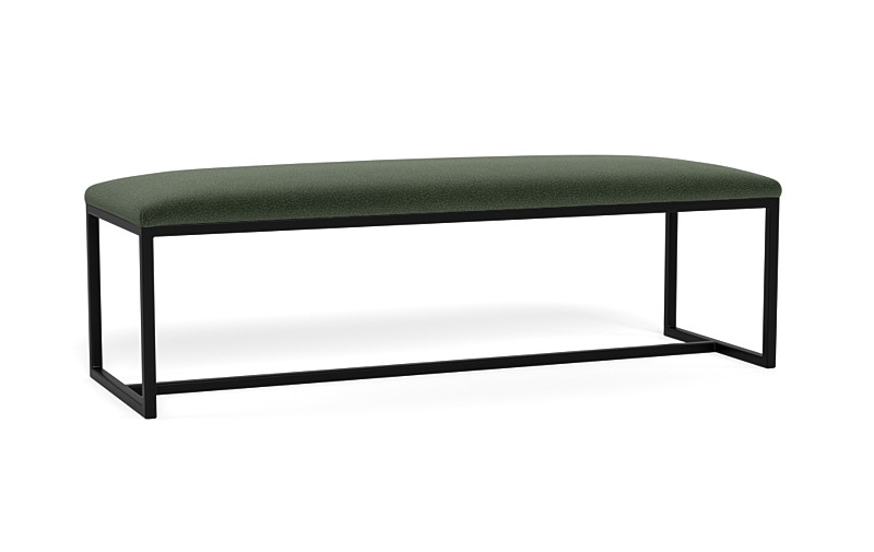 Fritz Metal Framed Upholstered Bench - Image 2