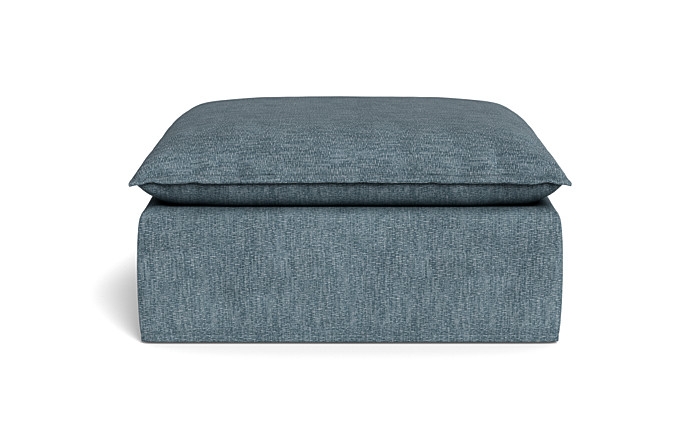 Josie Slipcovered Square Ottoman - Image 0