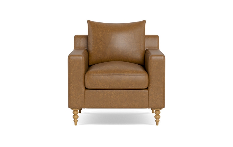 Sloan Leather Petite Chair - Image 0