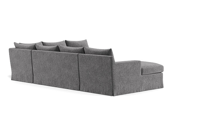 Sloan Slipcovered 4-Piece Corner Sectional Sofa with  Chaise - Image 3