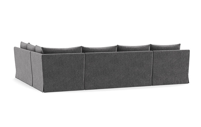 Sloan Slipcovered 4-Piece Corner Sectional Sofa with  Chaise - Image 4