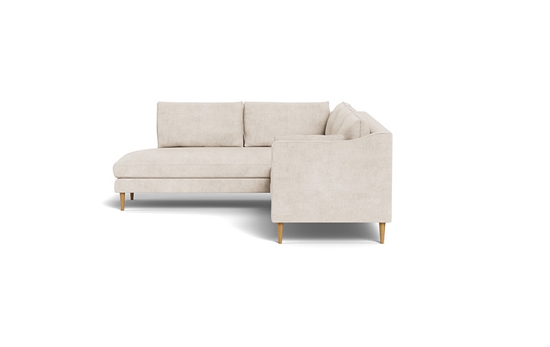 Caitlin 3-Seat  Bumper Sectional by The Everygirl® - Image 2