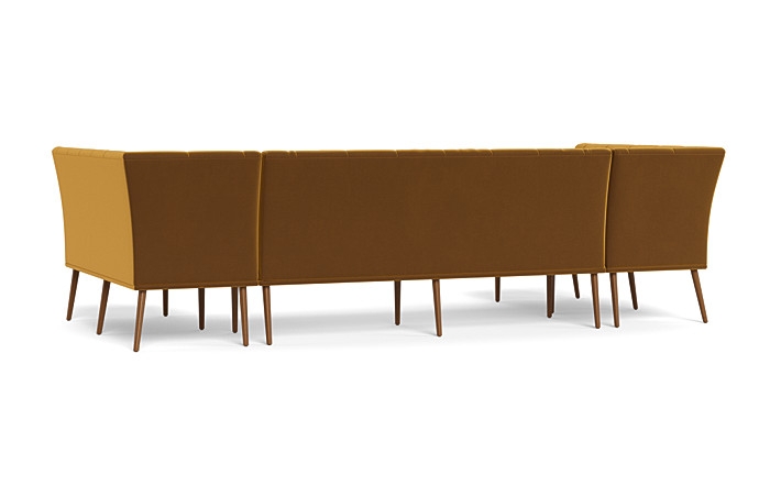 Dorian Upholstered U-Shaped Banquette with Tufting Option - Image 4