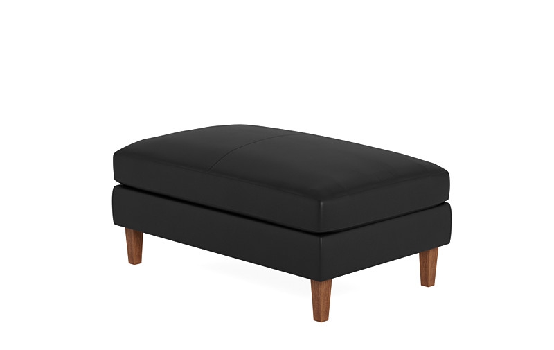 Sloan Leather Storage Ottoman - Image 2