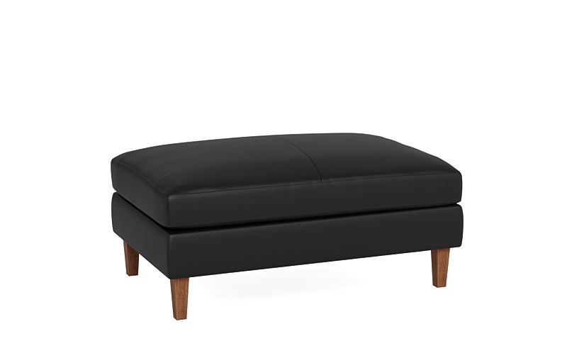 Sloan Leather Storage Ottoman - Image 1