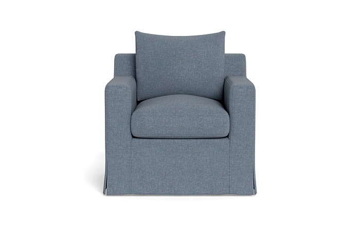 Sloan Slipcovered Petite Chair - Image 0