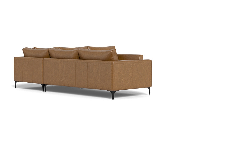 Asher Leather Corner Sectional Sofa - Image 2