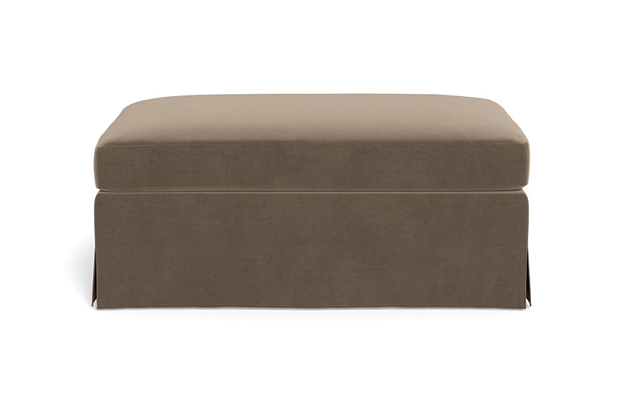 Sloan Slipcovered Ottoman - Image 0