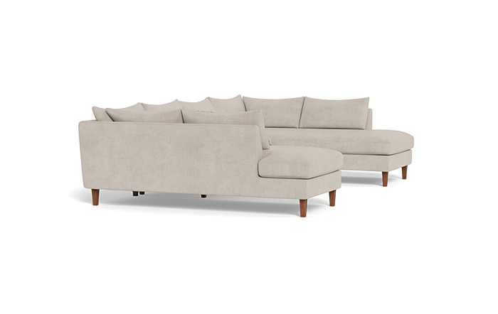 Sloan 3-Piece U-Bumper Sectional - Image 1