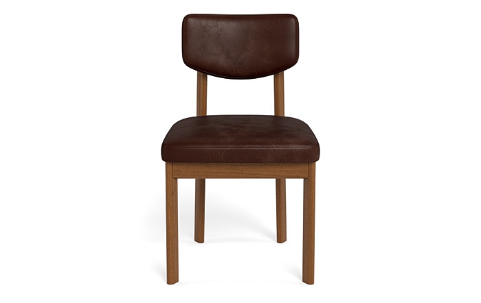 Jensen Leather Wood Framed Upholstered Chair - Image 0