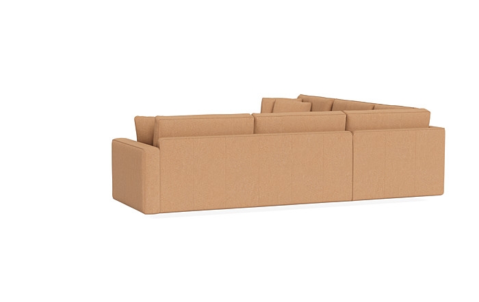 James Leather 3-Piece 4-Seat Corner Sectional - Image 4