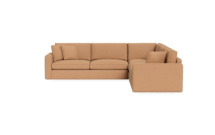 James Leather 3-Piece 4-Seat Corner Sectional - Image 1