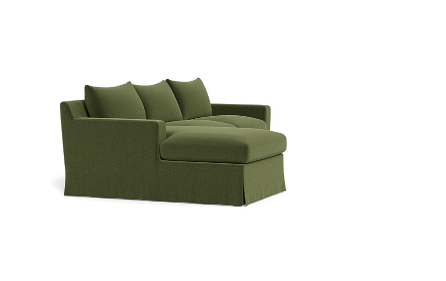 Sloan Slipcovered  Chaise Sectional - Image 1