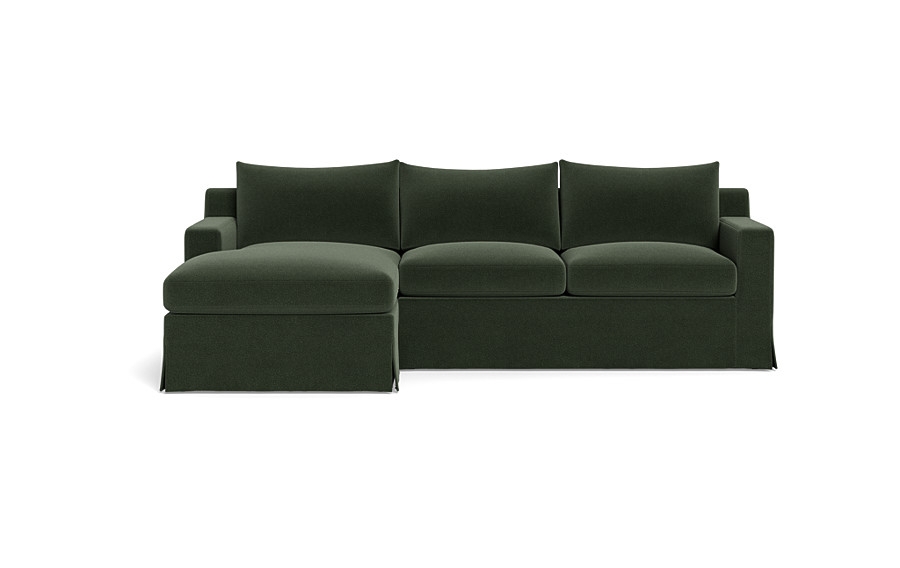 Sloan Slipcovered  Chaise Sectional - Image 0