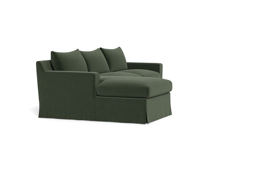 Sloan Slipcovered  Chaise Sectional - Image 2