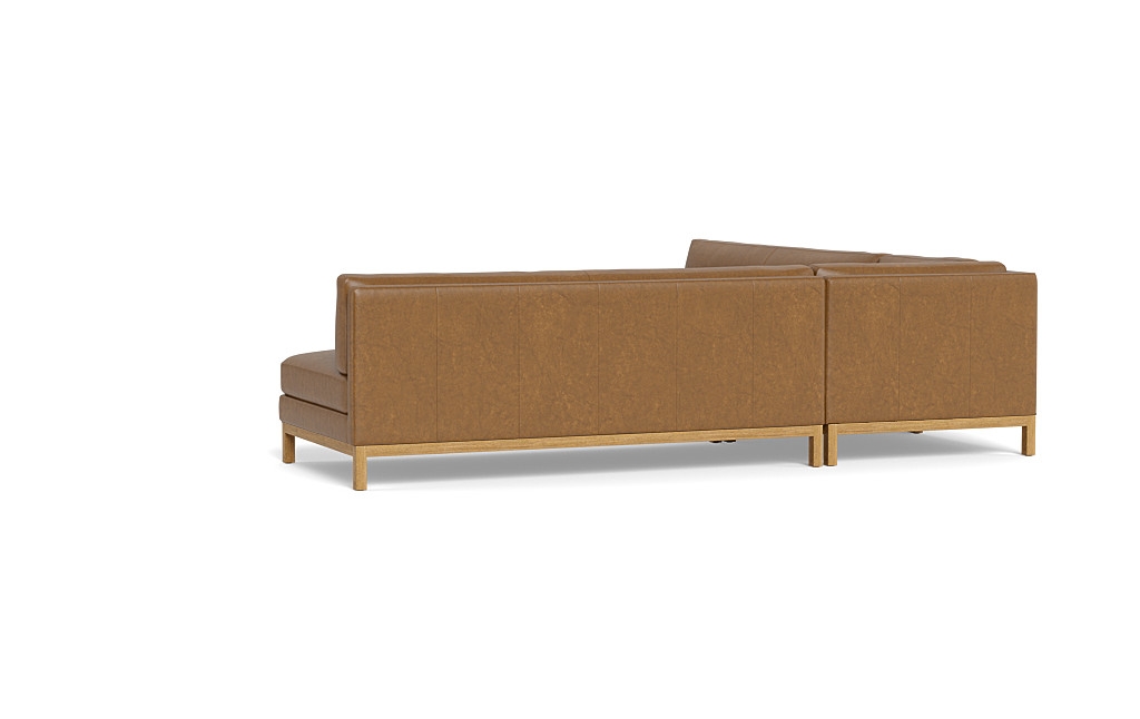 Jasper Leather Corner Sectional - Image 1