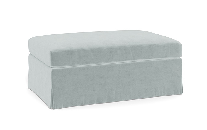 Sloan Slipcovered Ottoman - Image 2