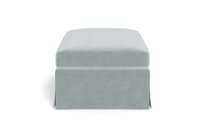 Sloan Slipcovered Ottoman - Image 1