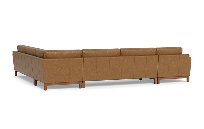 Gaby Leather Corner Sectional with  Chaise - Image 2