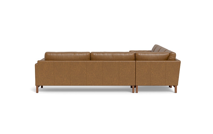 Gaby Leather Corner Sectional with  Chaise - Image 3