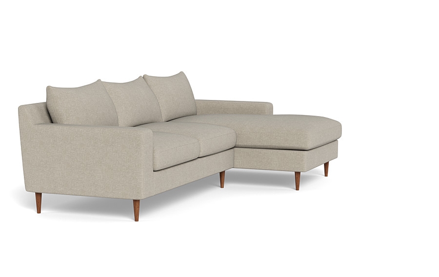 Sloan  Chaise Sectional, Down alternative fill - Image 3