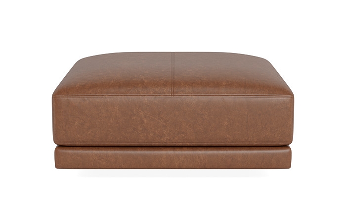 Lukas Leather Ottoman  - Image 0