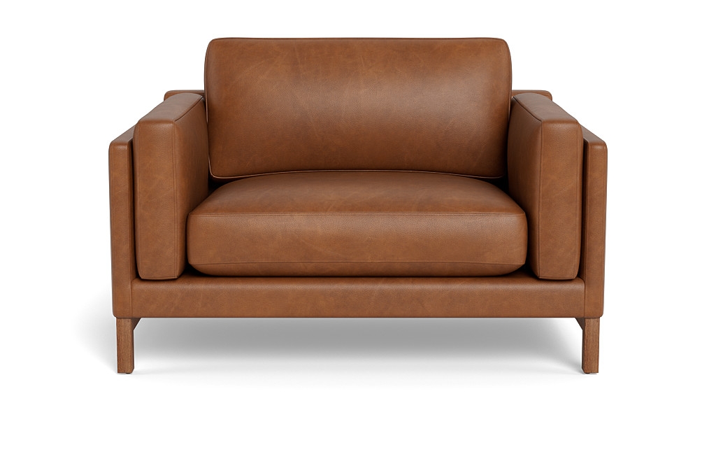 Gaby Leather Chair and a Half - Image 0