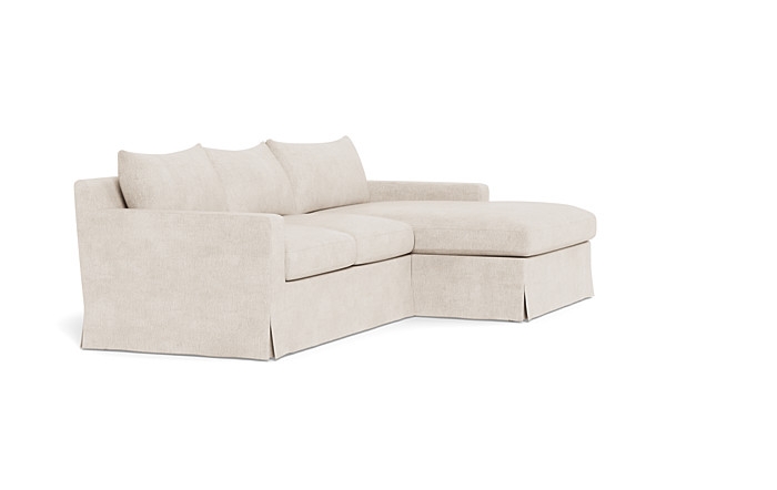 Sloan Slipcovered Right Chaise Sectional - Image 1