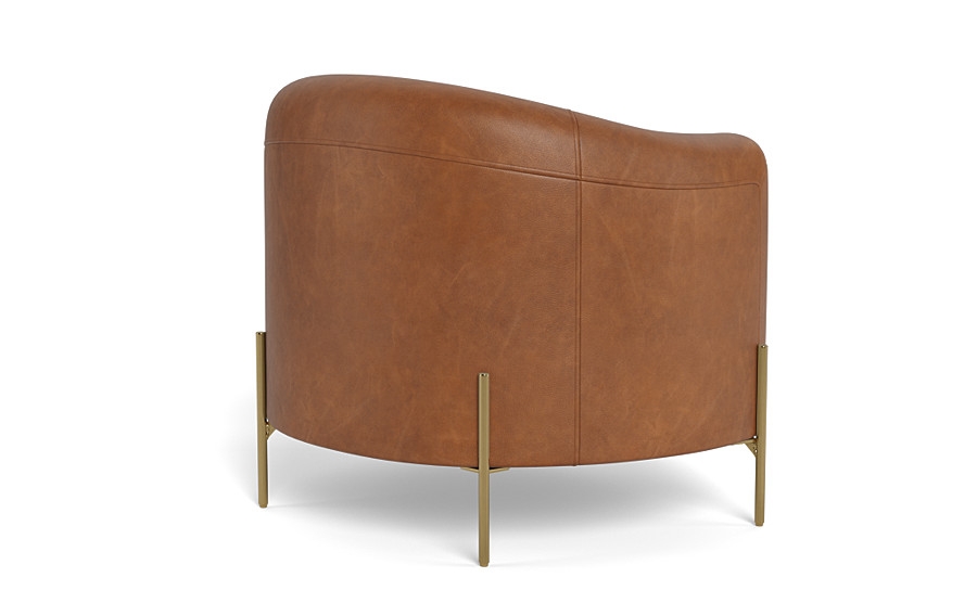 Fiona Leather Accent Chair - Image 1