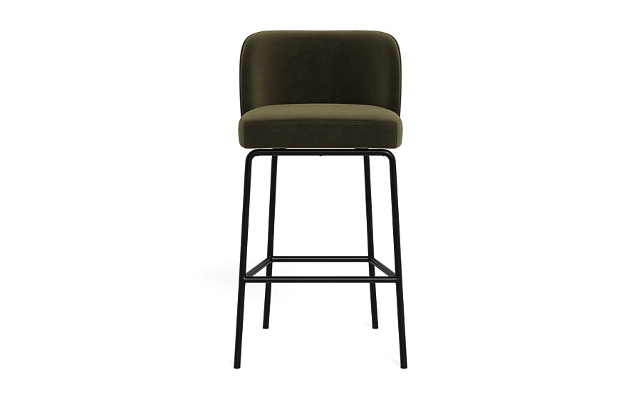 Graham Metal Framed Upholstered Bar Stool - Image 0