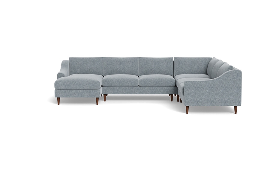 Saylor Slope Arm 4-Piece Corner Sectional Sofa with Left Chaise - Image 0