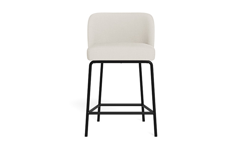 Graham Metal Framed Upholstered Counter Stool - Image 0