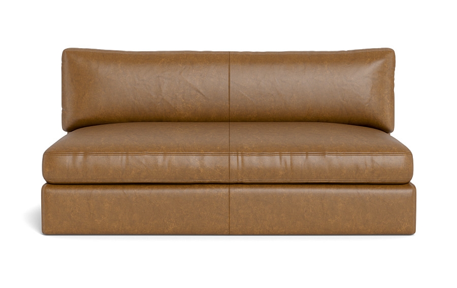 Tatum Leather Modular Armless Sofa - Image 0