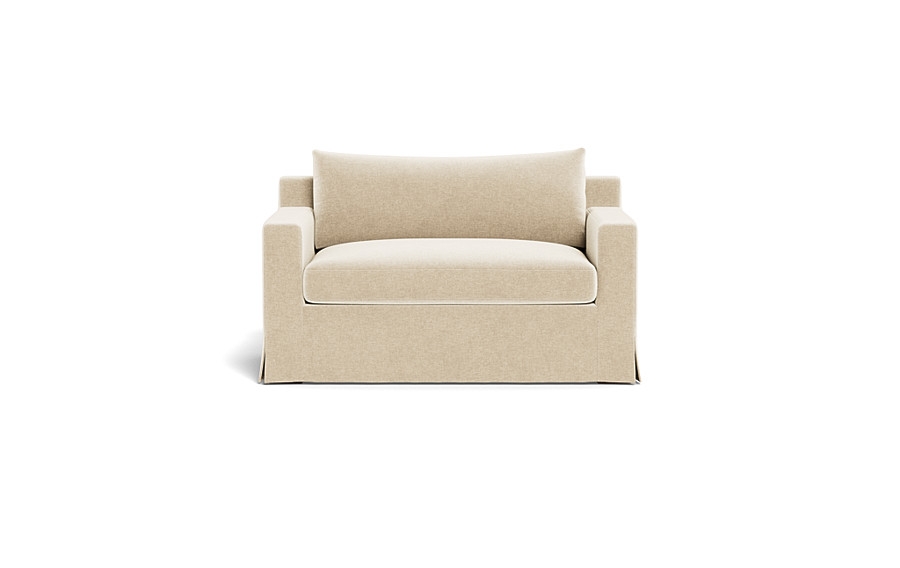 Sloan Slipcovered Twin Sleeper Sofa - Image 0